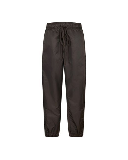 Fear Of God Gray Open Hem Woven Tracksuit Joggers