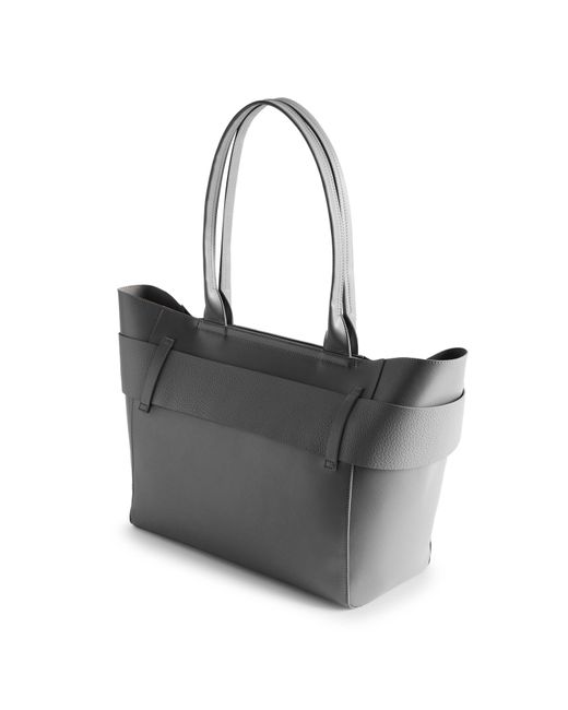 Ted Baker Black Knot Bow Faux Leather Large Shopper Bag