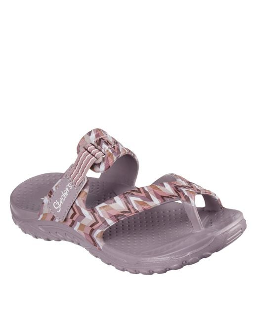 Skechers Gray Reggae Flat Sandals