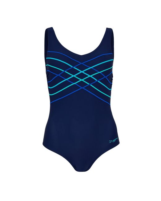 Zoggs Blue Altona Taped Scoopback