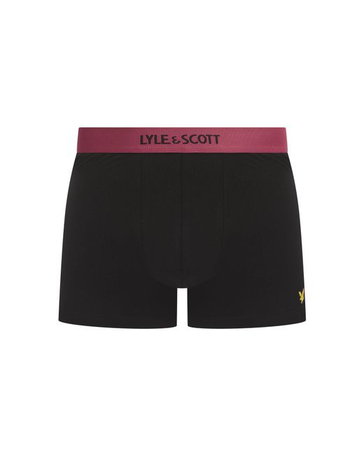 Lyle & Scott Black Devon Boxers for men