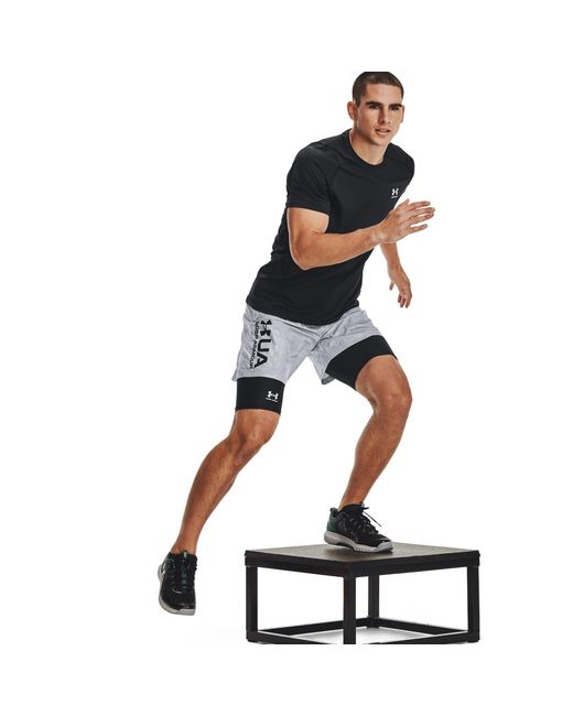 Under Armour Blue Heatgear Armour Long Short for men