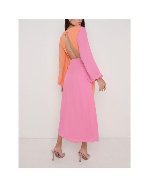 Pretty Lavish Pink Wrap Dress