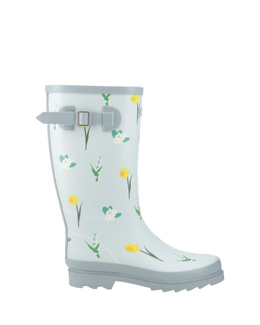 Cotswold Blue Wildflower Tall Wellingtons