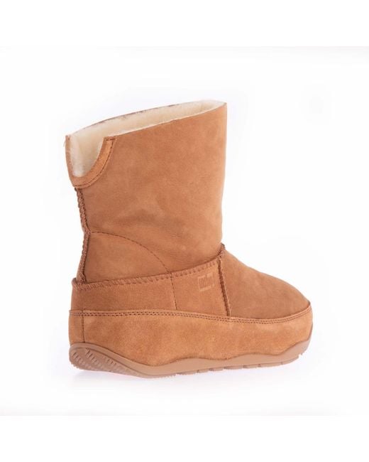 Fitflop Brown Original Mukluk Shorty Shearling Boots
