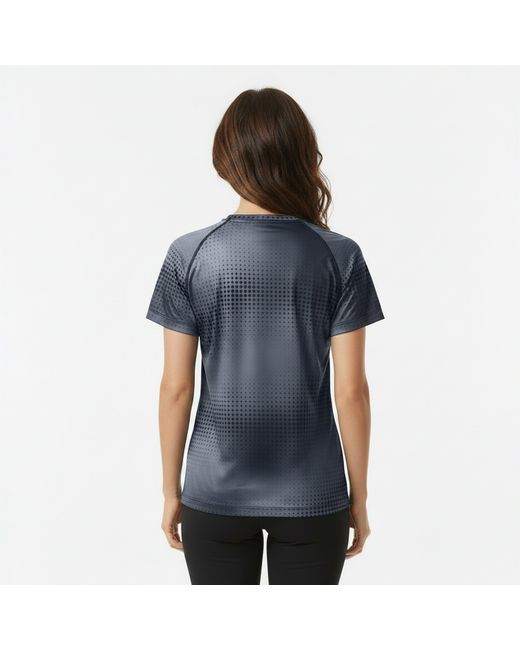 Newline Blue All Over Print T Shirt Ladies