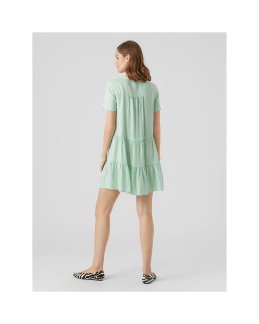Vero Moda Gray Bumpy Shift Dress