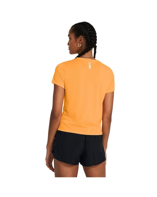 Under Armour Orange Streaker Ss Running Top