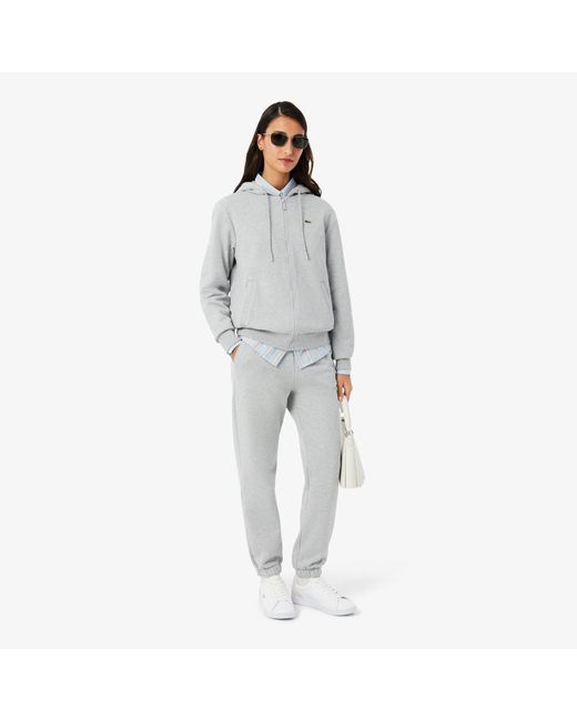 Lacoste White Low-Top Trainers