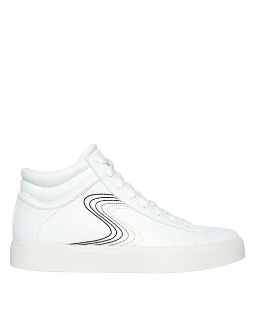 Skechers White Edenlx Classic Low-Top Trainers