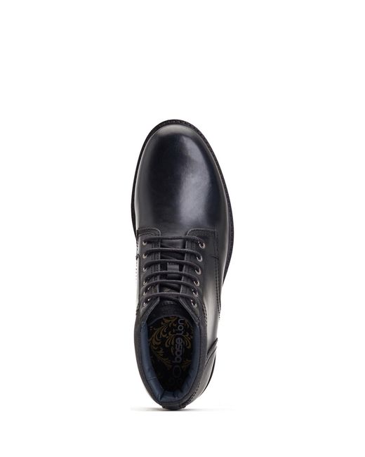 Base London Black Dugan Waxy Boots for men