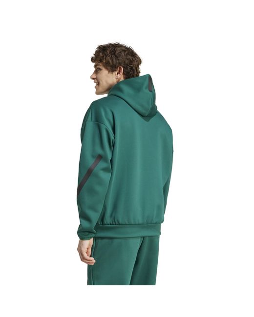 Adidas Green M Z.N.E. Fz Tracksuit Top for men