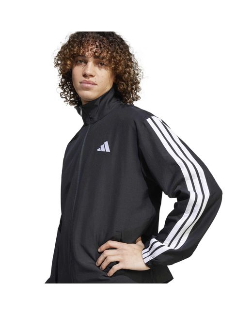 Adidas Black Woven Tracksuit for men