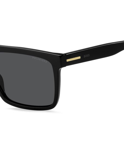 Boss Black Rectangle Sunglasses for men