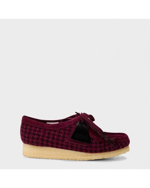 Clarks Red Wallabee Twd Moc Toe Formal Shoes
