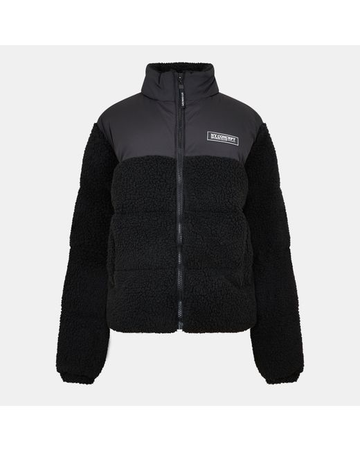 NY Concept Black Adults Chase Sherpa Puffer Jacket