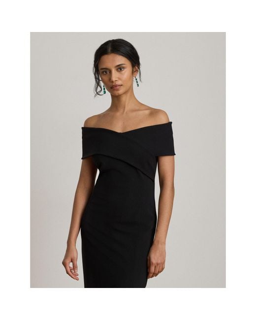 Ralph Lauren Black Lrl Knit-Gown-Dresse Ld64