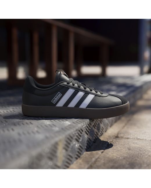 Adidas Black Vl Court 3.0 Low Shoes