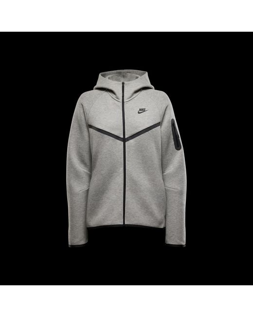 Nike Gray Tech Fleece Zip Hoodie