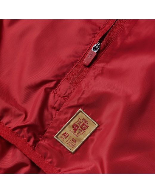 Canterbury Red British And Irish Lions 2024 Lightweight Rain Performance Rugby Jacket for men