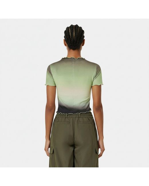 Jack Wills Green Asymmetric Top
