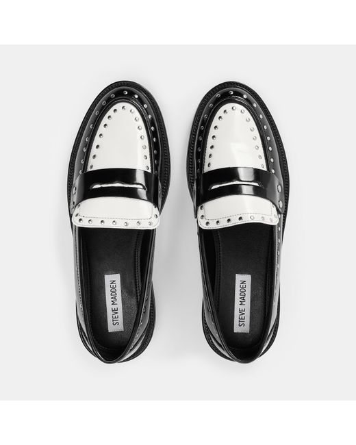 Steve Madden Black Harloe Flat Mules