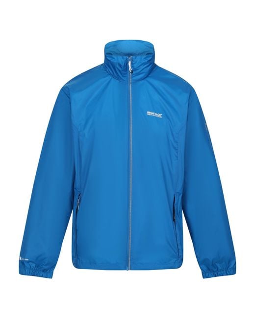 Regatta Blue Lyle Iv Waterproof Long Sleeve Jacket for men