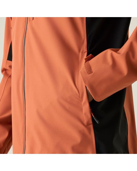 Regatta Red Birchdale Ii Isotex 15000 Breathable Long Sleeve Waterproof Jacket for men