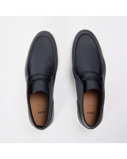 Boss Blue Sienne Desb Chukka Boots for men