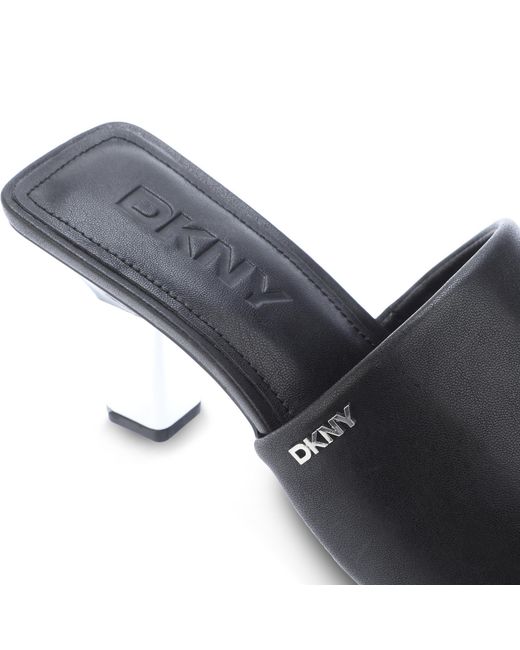 DKNY Black Kaye Heeled Mule