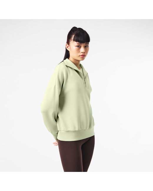 Varley Green Hawley Half Zip Sweatshirt