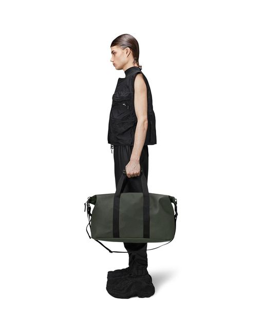 Rains Black Weekend Bag