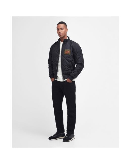 Barbour Black B.Int Smq Merch Jkt Sn64 for men