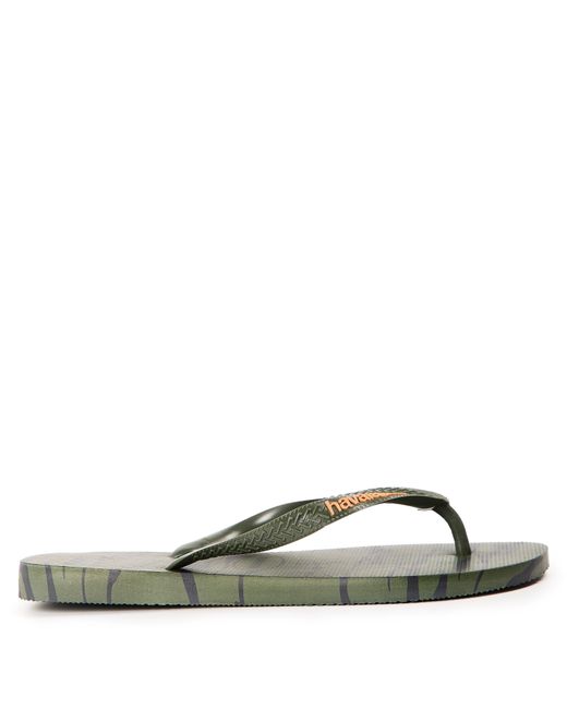 Havaianas Green Camouflage Flip Flops