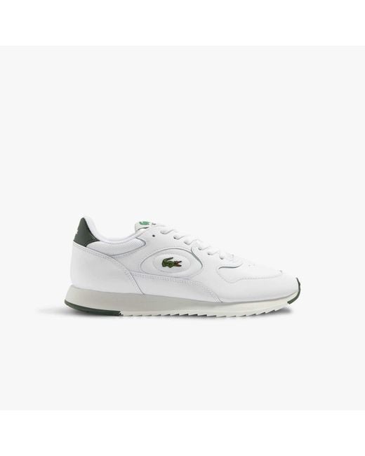 Lacoste White Line Track Trainers for men