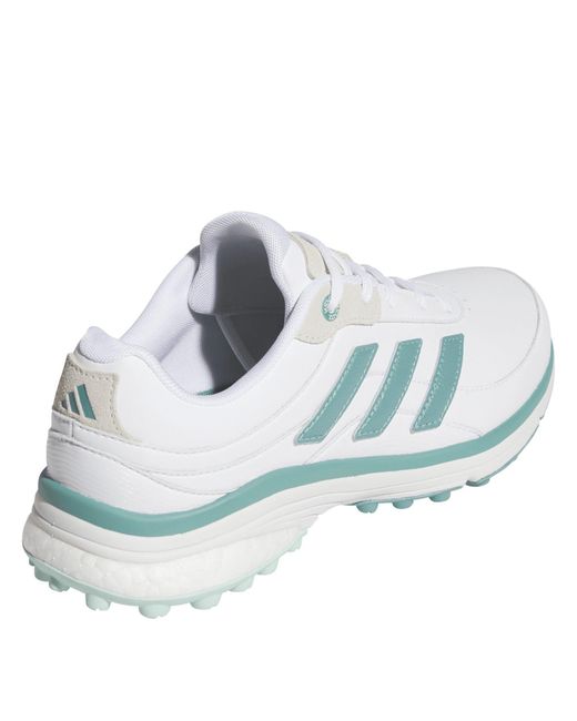 Adidas White Zoysia Spikeless Golf Shoes