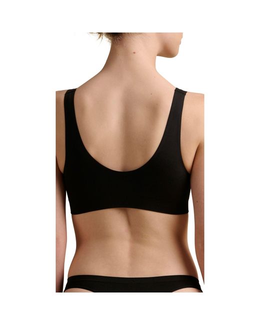 Wolford Black Structured Scoop Top