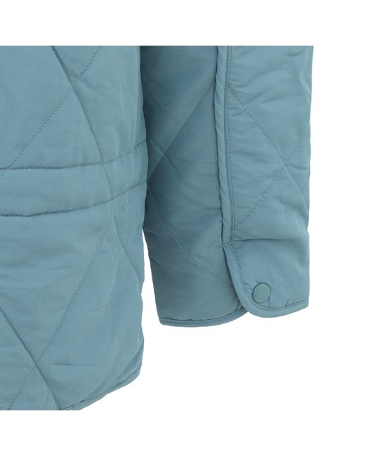 Firetrap Blue Long Sleeve Hip Length Quilted Jacket