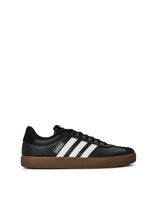 Adidas Black Vl Court 3.0 Shoes for men