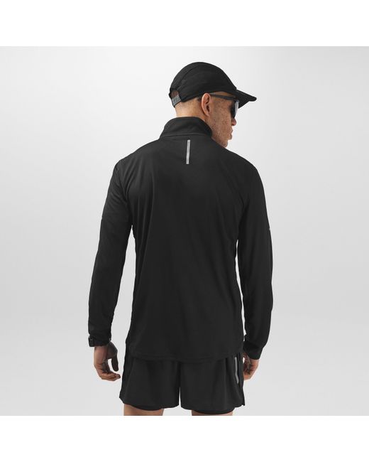 Karrimor Black Long Sleeve 1/4 Zip Top for men