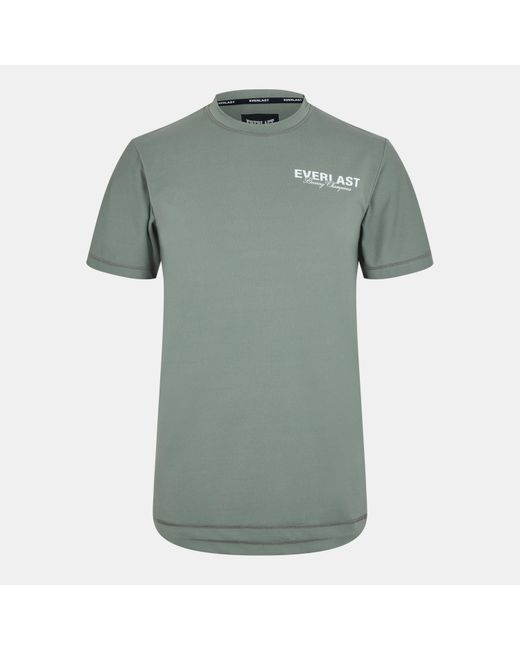 Everlast Green Stripe Poly T-Shirts for men