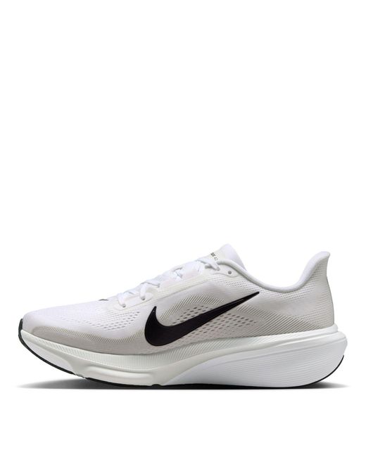 Nike White Pegasus 42 Running Shoes for men
