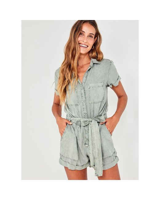Bella Dahl Multicolor Utility Jumpsuit