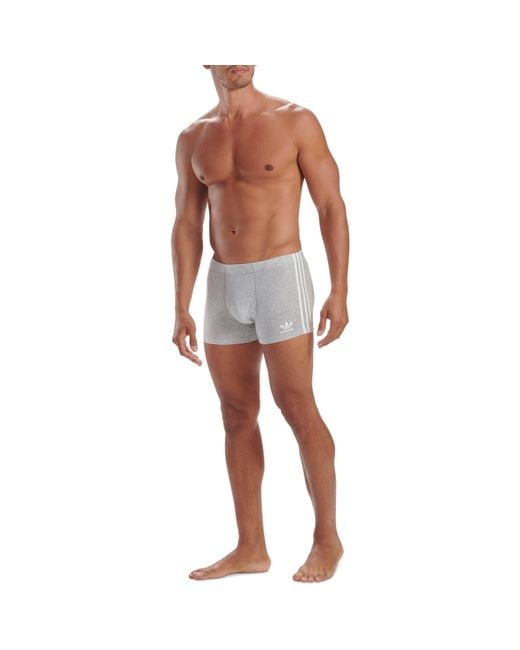 Adidas Originals White Originals 3-Pack Trunk for men