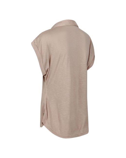 Regatta Natural Lupine Short Sleeve Polo Shirt