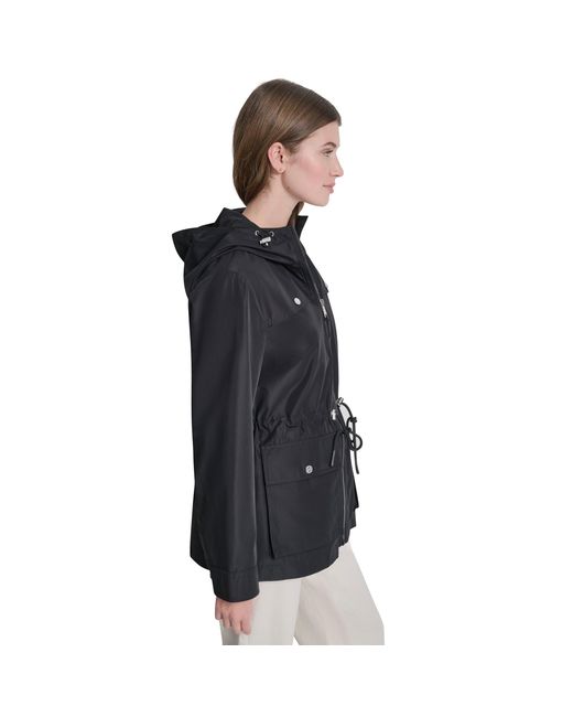 DKNY Black Windbreaker