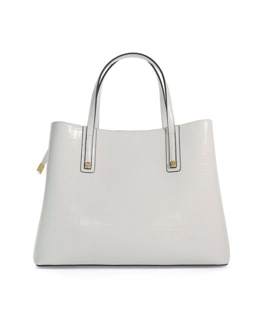 Dune Gray Dominant Satchel Bag