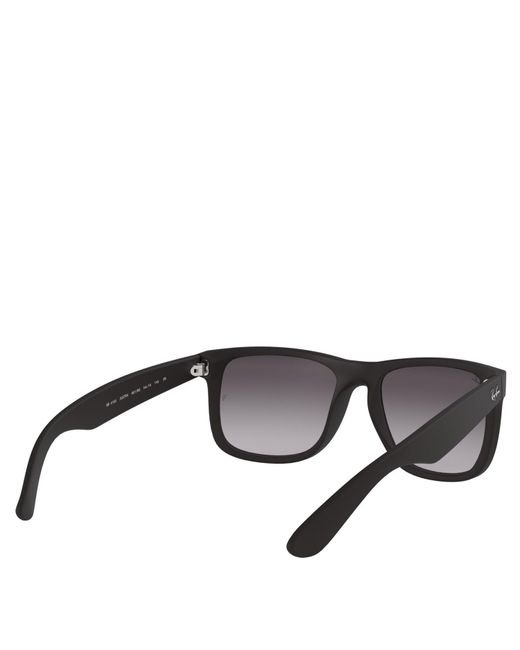 Ray-Ban Gray Justin Square Sunglasses