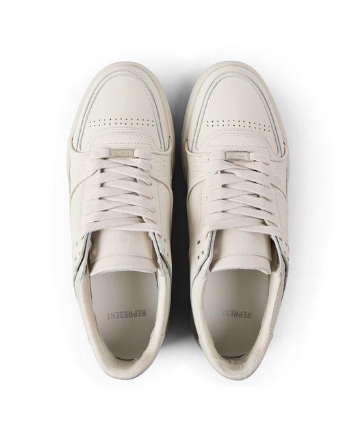 Represent White Apex Low-Top Trainers for men