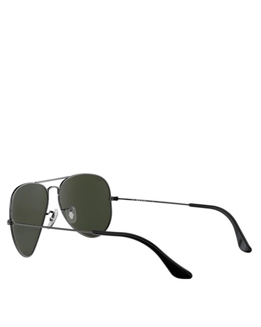 Ray-Ban Green Large Aviator Sunglasses